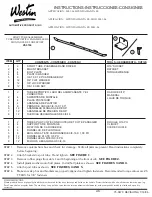 Preview for 1 page of Westin 28-0160 Instructions