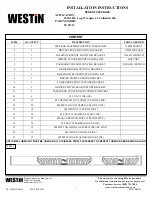 Westin 28-51315 Installation Instructions Manual preview