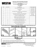 Preview for 1 page of Westin 35-12005 Installation Instructions