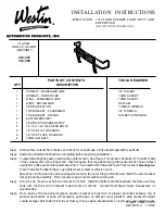 Preview for 1 page of Westin 35-1380 Installation Instructions