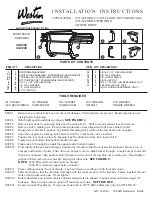 Preview for 1 page of Westin 40-0245 Installation Instructions