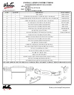 Preview for 1 page of Westin 45-93880 Installation Instructions