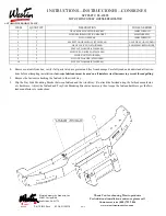 Preview for 1 page of Westin 46-20055 Instructions