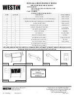 Westin 57-3950 Installation Instructions preview