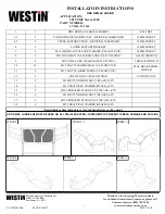 Preview for 1 page of Westin 57-3960 Installation Instructions Manual