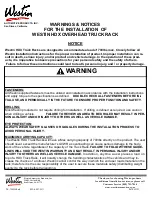 Preview for 5 page of Westin 57-6005 Installation Instructions