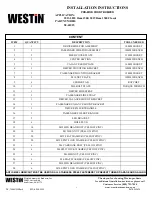 Westin 58-41025 Installation Instructions Manual preview