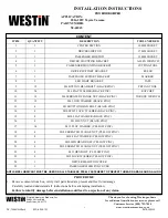 Westin 58-41045 Installation Instructions Manual preview