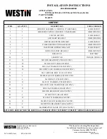 Westin 58-41075 Installation Instructions Manual preview