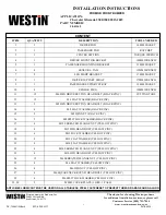 Westin 58-41165 Installation Instructions Manual preview