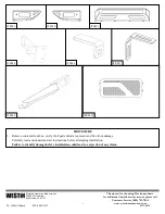 Предварительный просмотр 2 страницы Westin 58-41165 Installation Instructions Manual