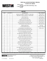 Westin 58-41205 Installation Instructions Manual preview