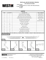 Preview for 1 page of Westin 58-54085 Installation Instructions Manual