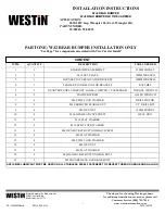 Preview for 1 page of Westin 59-8202 Installation Instructions Manual