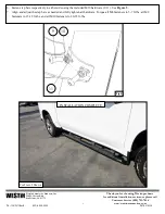 Preview for 3 page of Westin PRO TRAXX 4 Series Installation Instructions