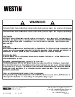 Preview for 4 page of Westin PRO TRAXX 4 Series Installation Instructions