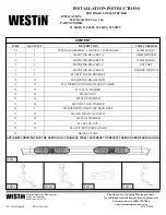 Preview for 1 page of Westin PRO TRAXX 5 Installation Instructions Manual