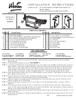 Westin Sportsman 40-0125 Installation Instructions preview