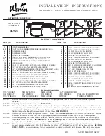 Preview for 1 page of Westin SPORTSMAN 40-1125 Installation Instructions