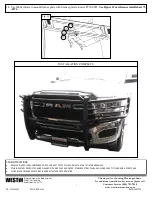 Preview for 7 page of Westin Sportsman X Grille Guard Installation Instructions Manual