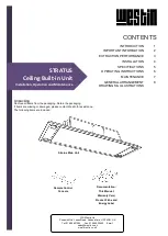 Preview for 1 page of Westin STRATUS Air Installation Operation & Maintenance