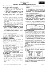 Preview for 3 page of Westin STRATUS Air Installation Operation & Maintenance