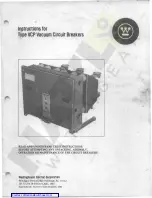 Westinghouse 150VCP1000 Instructions Manual preview