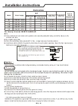 Предварительный просмотр 13 страницы Westinghouse 18K Use And Installation Instructions