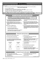 Preview for 2 page of Westinghouse 220VWH Manual