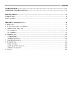 Preview for 2 page of Westinghouse 24K-36K Use And Installation Instruction