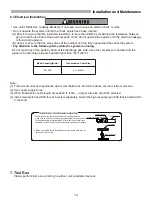 Preview for 16 page of Westinghouse 24K-36K Use And Installation Instruction