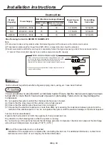 Предварительный просмотр 13 страницы Westinghouse 24K Use And Installation Instructions