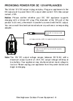 Предварительный просмотр 8 страницы Westinghouse 26111600 User Manual