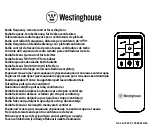 Westinghouse 4895105613462 Manual предпросмотр