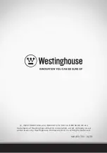 Preview for 60 page of Westinghouse 4895218312832 Instructions Manual