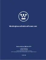 Предварительный просмотр 33 страницы Westinghouse 5300 Running Watts User Manual