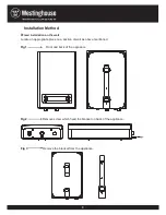 Предварительный просмотр 8 страницы Westinghouse 625HT382E120 Instruction Manual