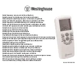 Предварительный просмотр 1 страницы Westinghouse 7787440 Manual