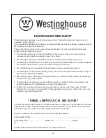 Предварительный просмотр 22 страницы Westinghouse 930 Care And Use Manual