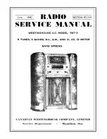 Westinghouse 987-X Service Manual предпросмотр