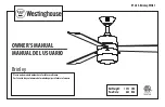 Westinghouse Brinley Owner'S Manual preview