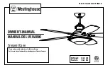 Westinghouse Crescent Cove Owner'S Manual preview