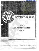Westinghouse DE-ION 150-DH-250-A Instruction Book preview