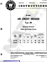 Westinghouse DH Instructions Manual preview