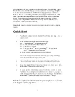 Preview for 3 page of Westinghouse DPF-0702 User Manual