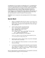 Preview for 3 page of Westinghouse DPF-1411 - LCD Digital Photo Frame User Manual