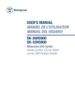 Westinghouse DVD Combo User Manual preview