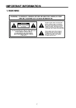 Preview for 3 page of Westinghouse DVD Combo User Manual