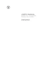 Westinghouse DW32H1G1 User Manual предпросмотр