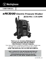 Westinghouse ePX3000 User Manual предпросмотр